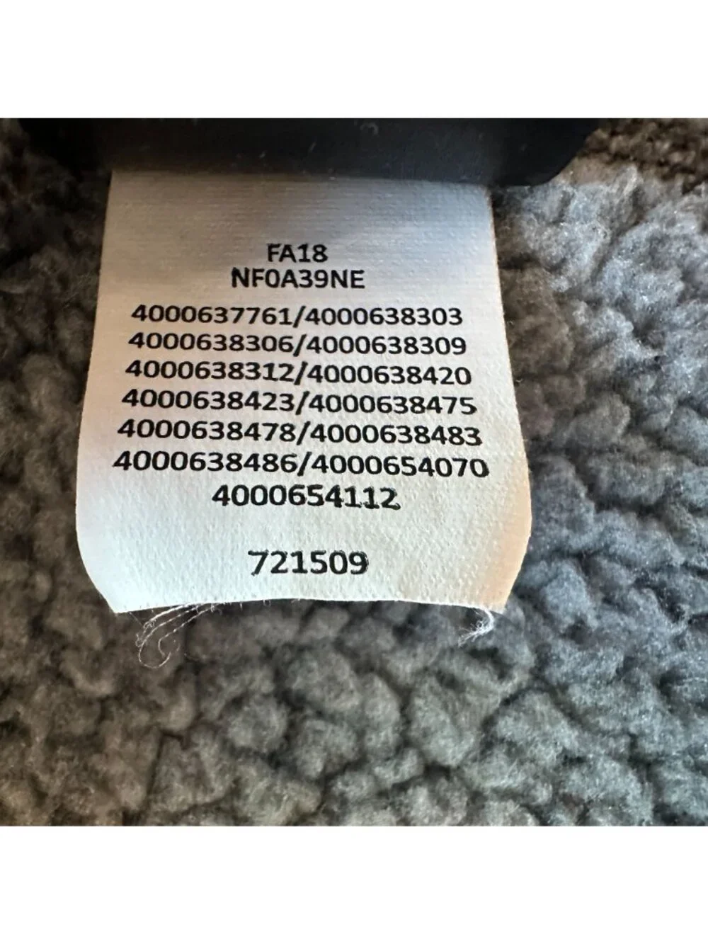 The North Face Mens Large Fleece Novelty Gordon Lyons 1/4 Zip Checker Gray